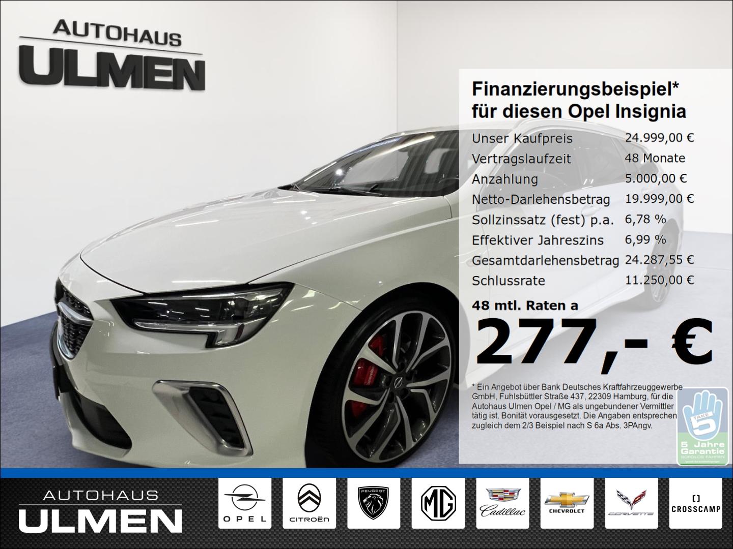 Opel Insignia ST 2.0 GSi 4x4 Navi Alcantara Voll-LED 