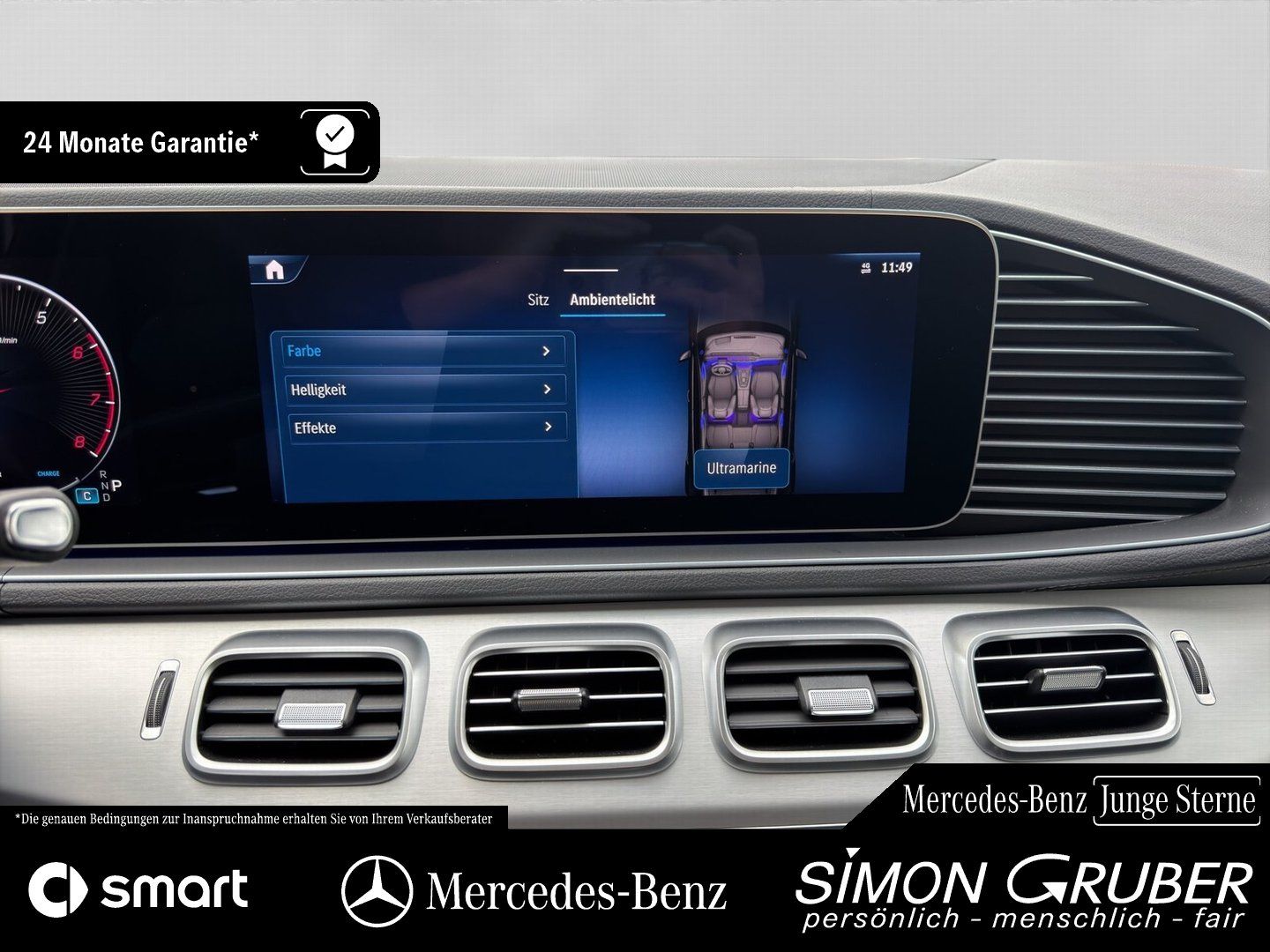 Fahrzeugabbildung Mercedes-Benz GLE 450 4M AMG Night MBeam Burmester AHK 22Zoll