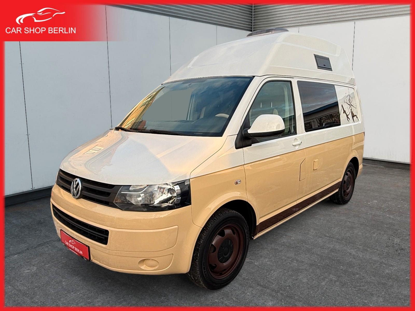 Volkswagen T5 2.0 TDI Wohnmobil-Umbau Hochdach Küche Bett