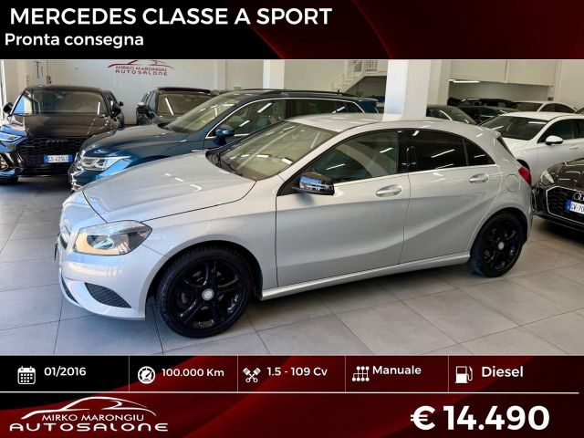MERCEDES-BENZ Mercedes classe A 180 d Sport FINANZIABILE