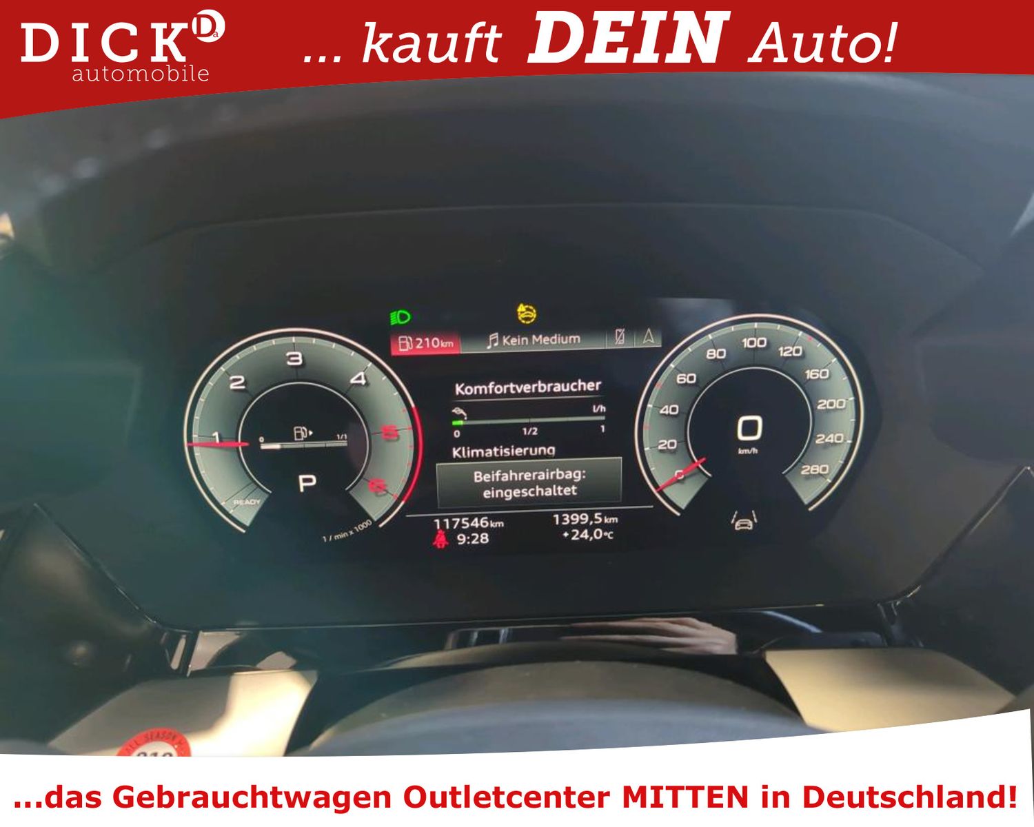 Fahrzeugabbildung Audi A3 SB 35d AT7 LED/ACC/NAVI/VIRTU/SHZ/HIFI/8Fa