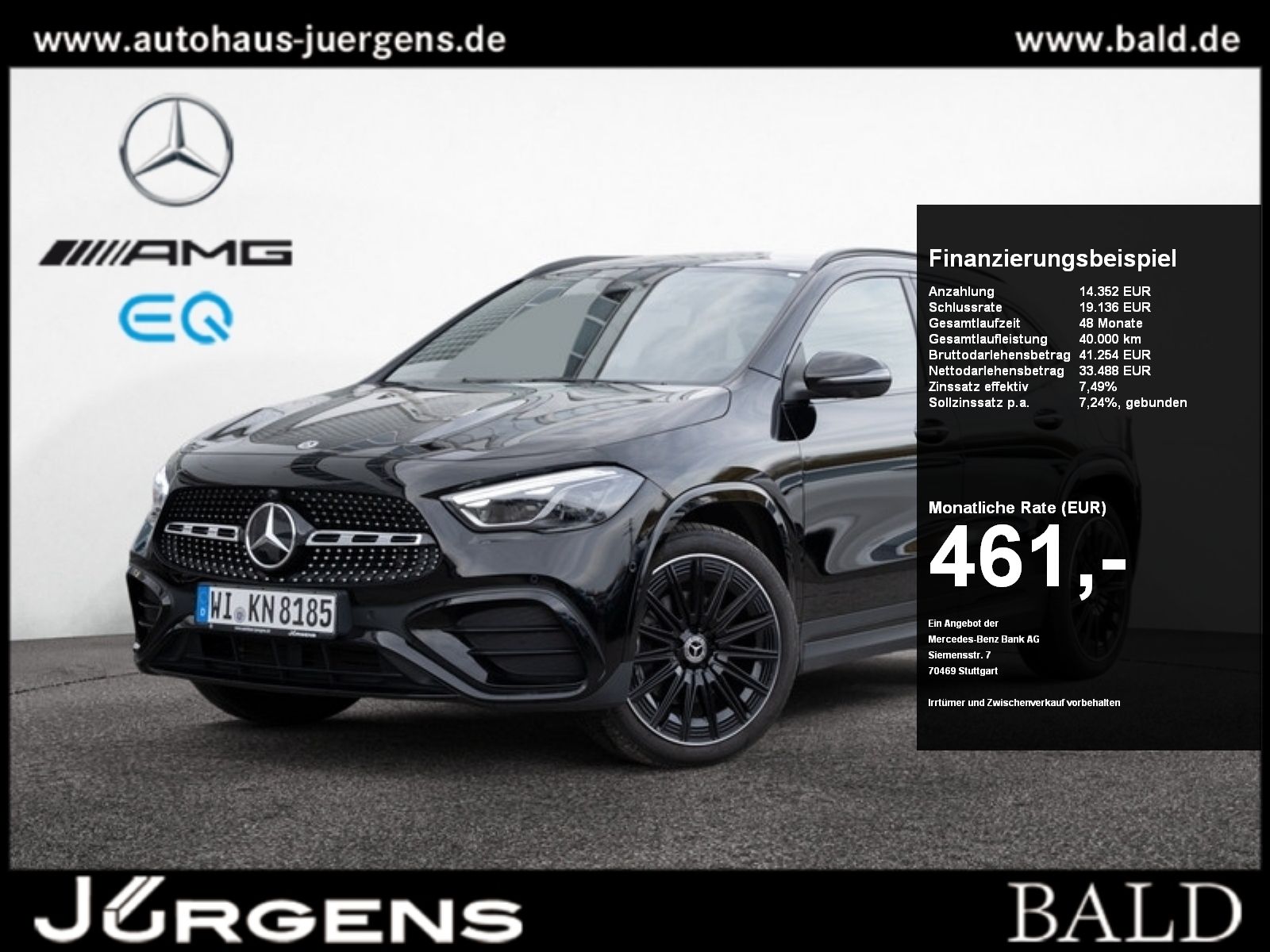 MERCEDES-BENZ GLA 220 d 4M AMG-Sport/360/Pano/AHK/Night/Distr
