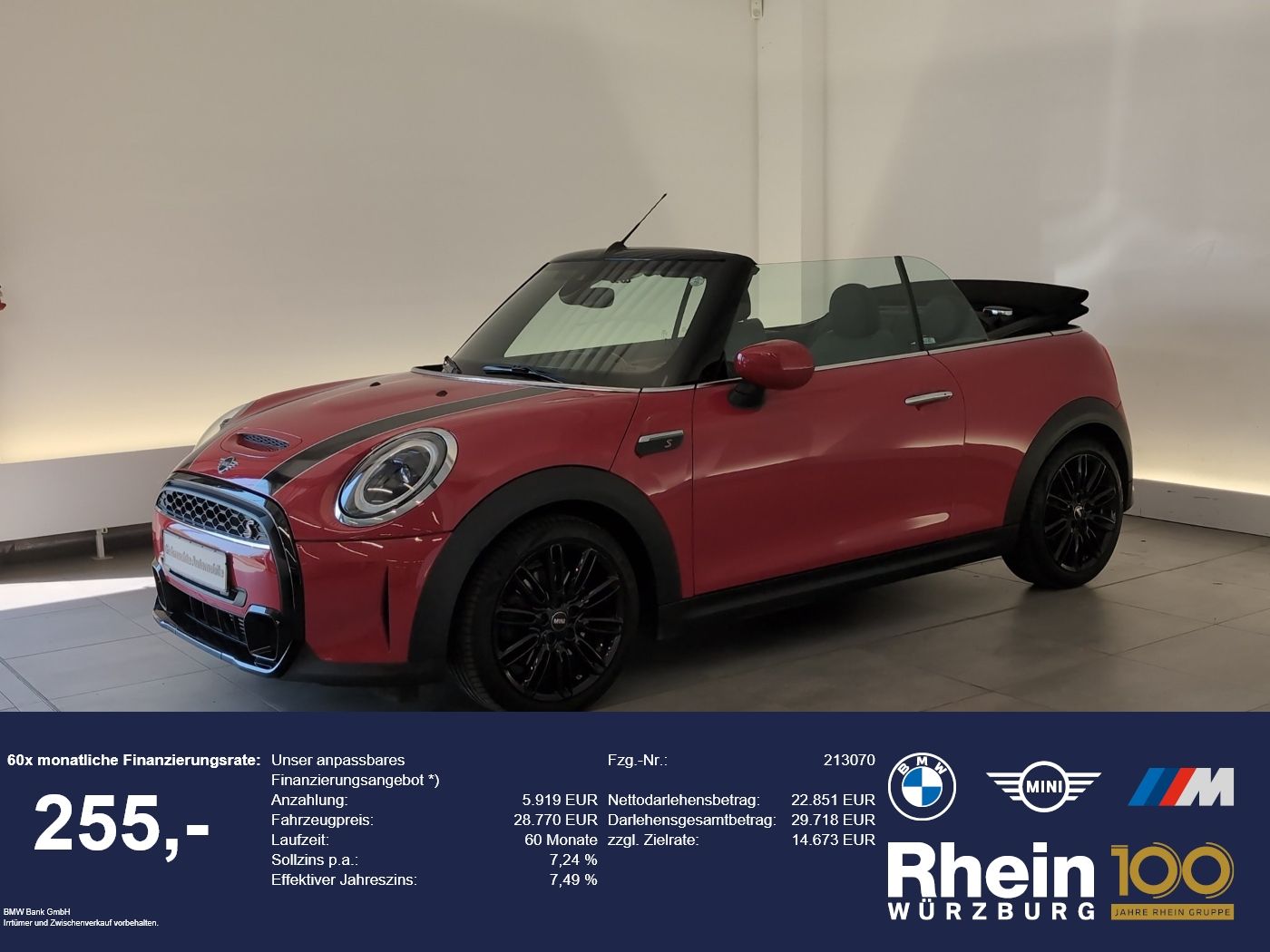 MINI Cooper S Cabrio Navi/LED/SHZ/KomfZg/PDC/DAB Navi