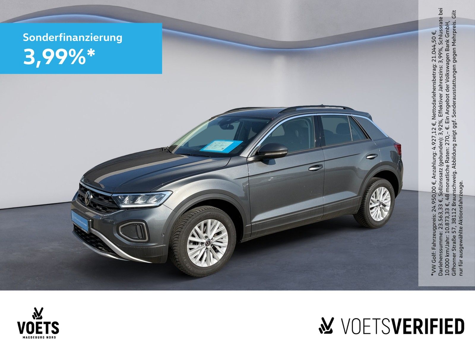 Volkswagen T-Roc 1.0TSI Life LED+NAVI+PDC+SHZ