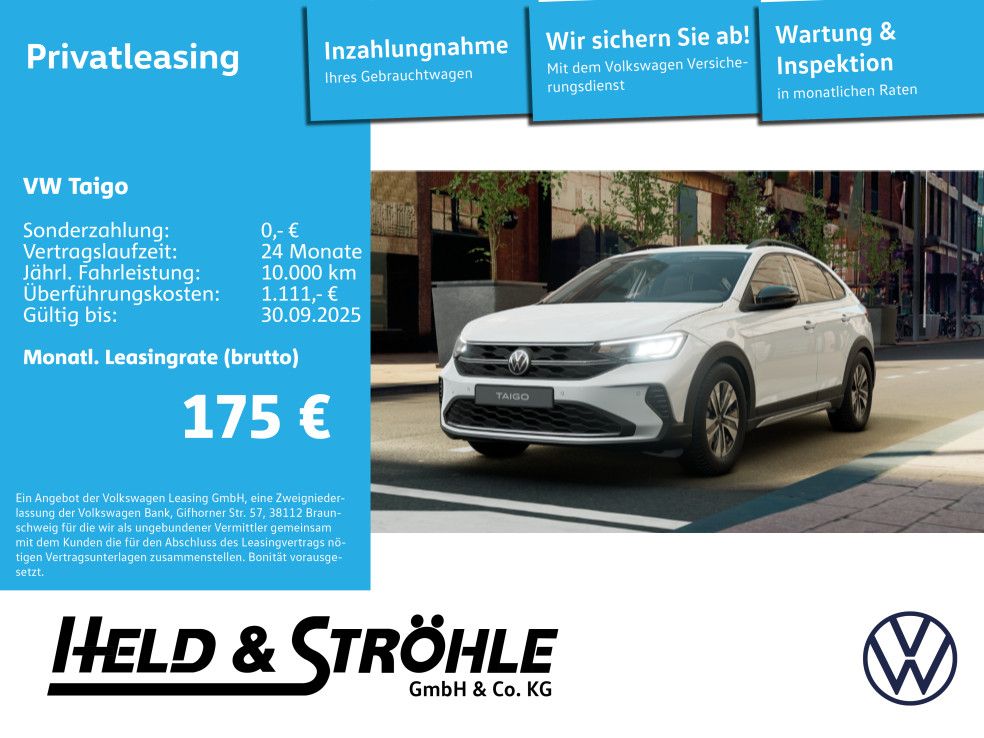 Volkswagen Taigo Energy 1.0 95PS SHZ / ACC / LED