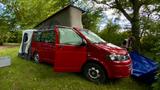 Volkswagen T5 California Beach, Aufstelldfach - Volkswagen T5: Beach