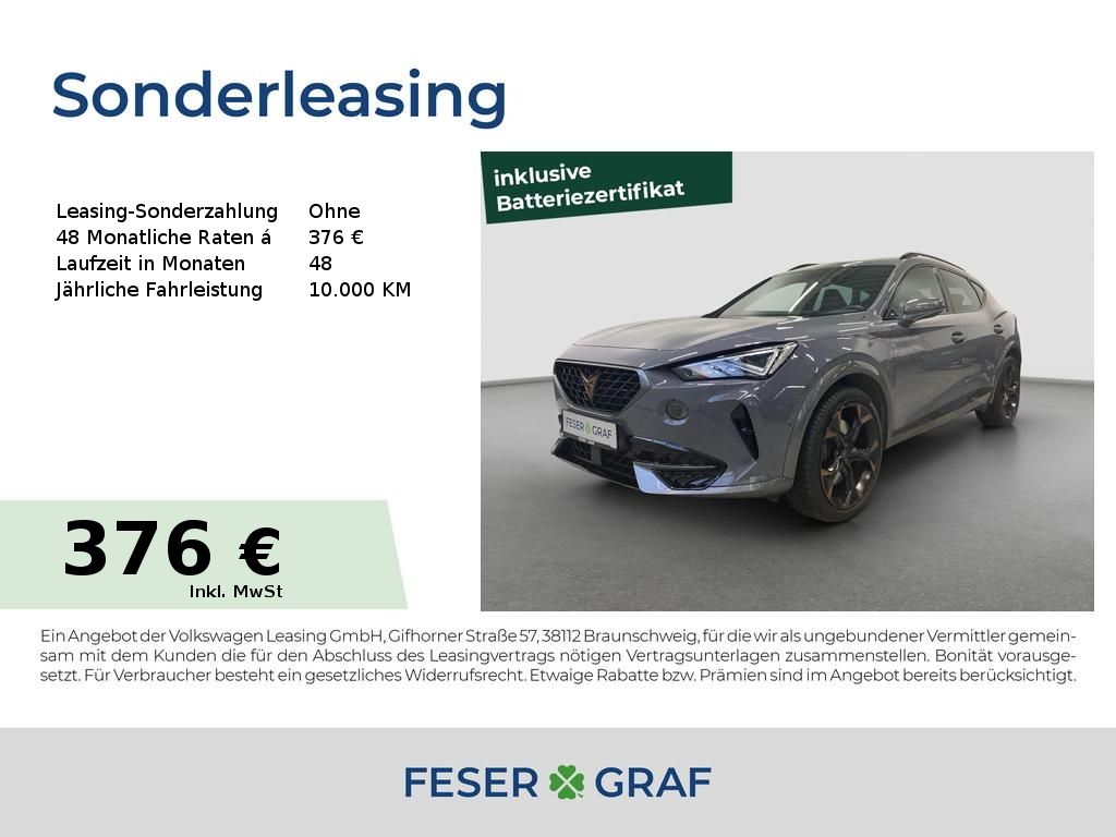 Cupra Formentor VZ 1.4 TSI e-HYBRID Navi ACC RFK Keyle
