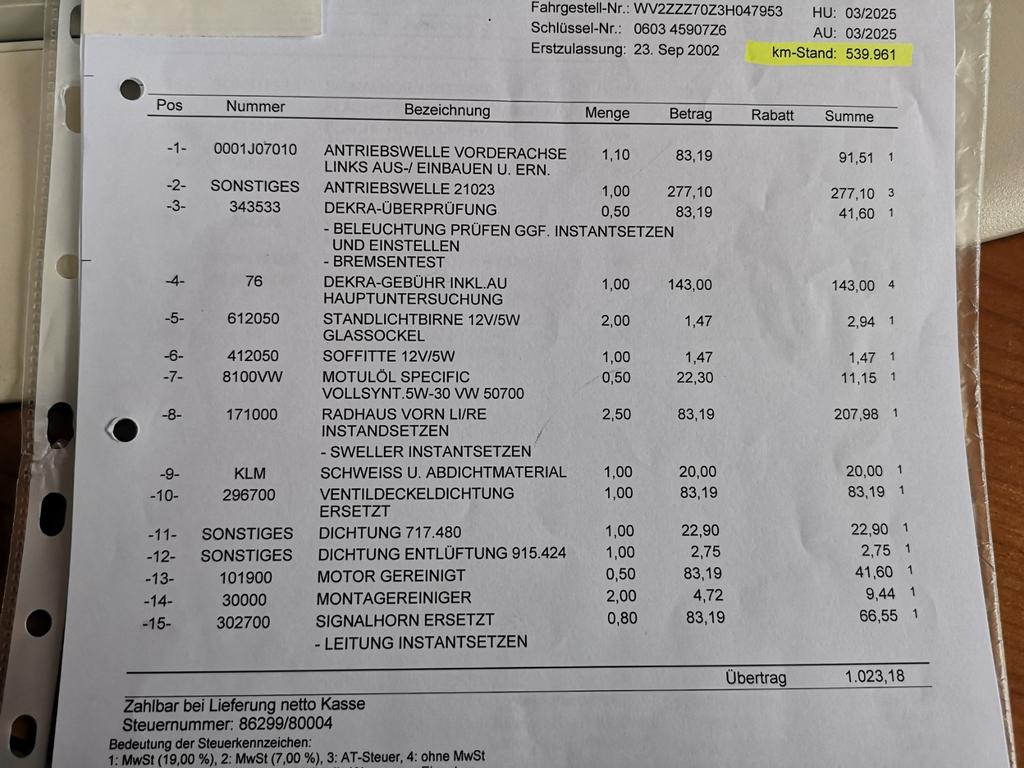 Volkswagen T4 Caravelle