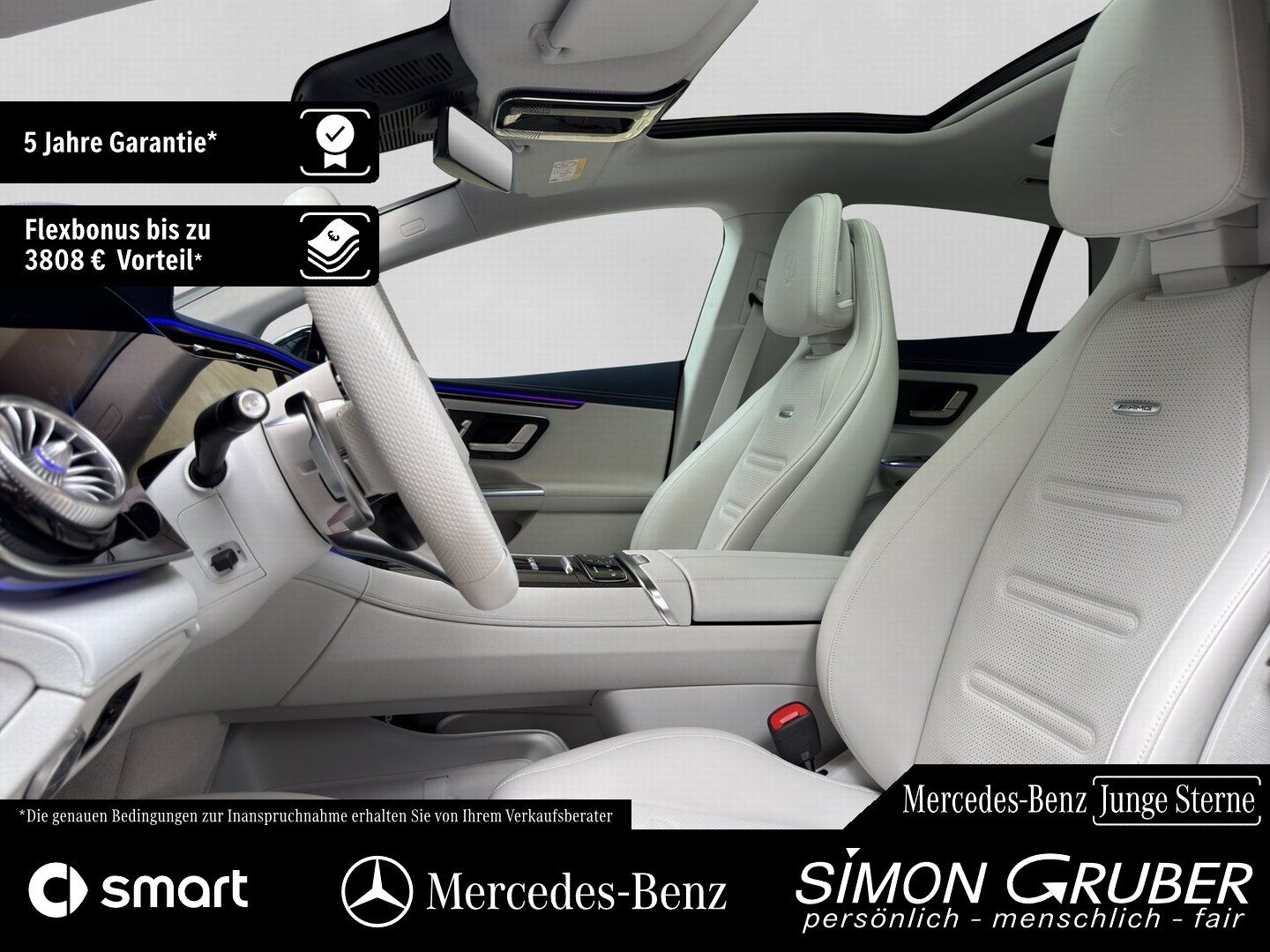 Fahrzeugabbildung Mercedes-Benz EQE 43 4M AMG Massage Sitzklima Pano AHK Mod 25