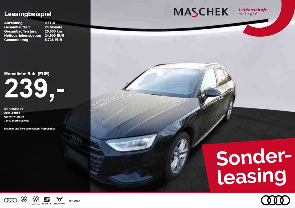 Audi A4 Avant 40 TDI S tronic ACC Memory RearView ACC