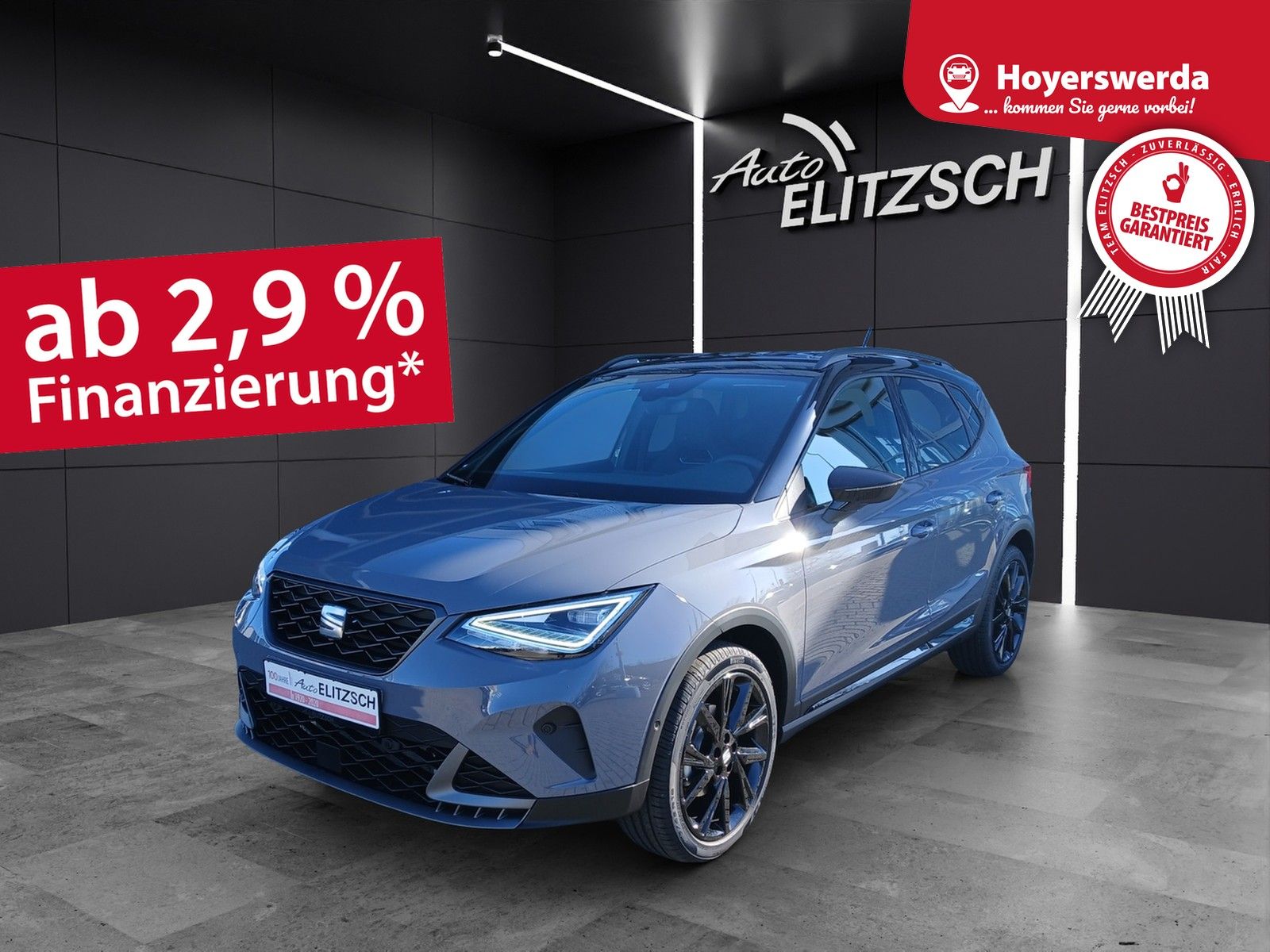 Fahrzeugabbildung SEAT Arona TSI FR Black Edition DSG LED Navi AID ACC