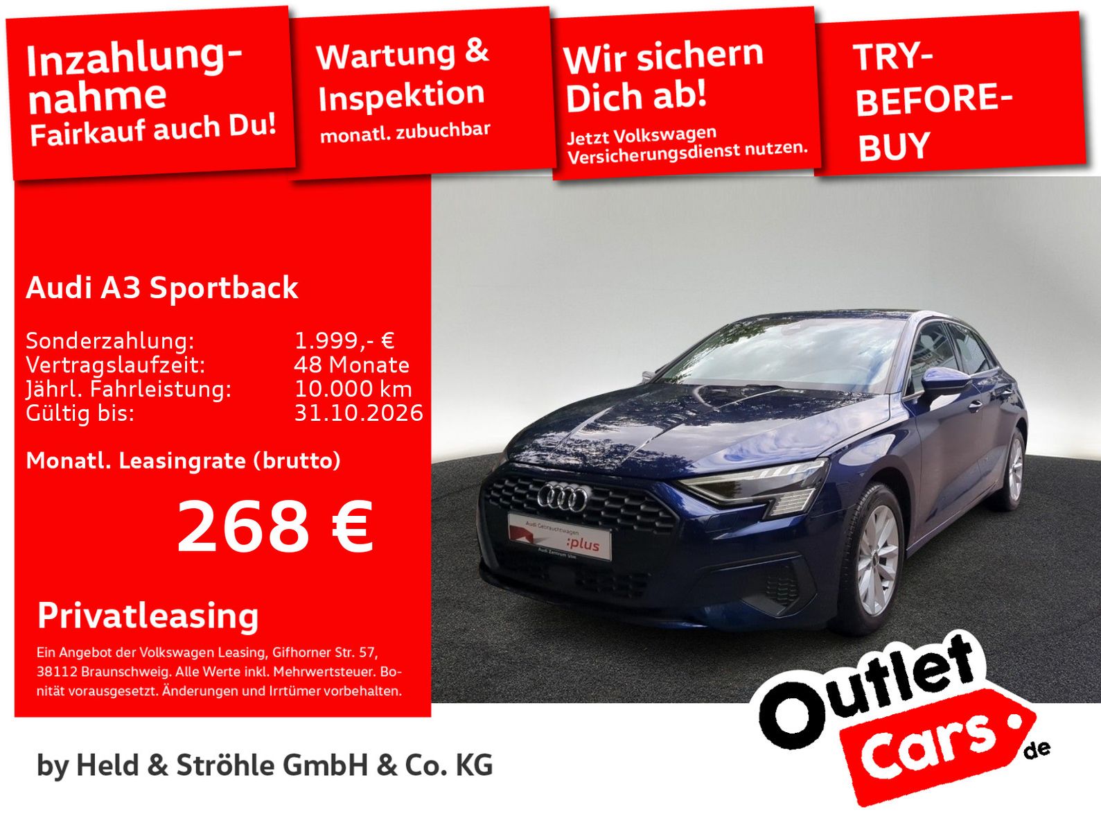 Audi A3 Sportback 35 TFSI S tronic MATRIX NAV+ AHK