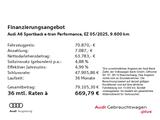 Audi A6 Sportback e-tron performance 2x S line 8-fach - Audi A6 e-tron: Limousine