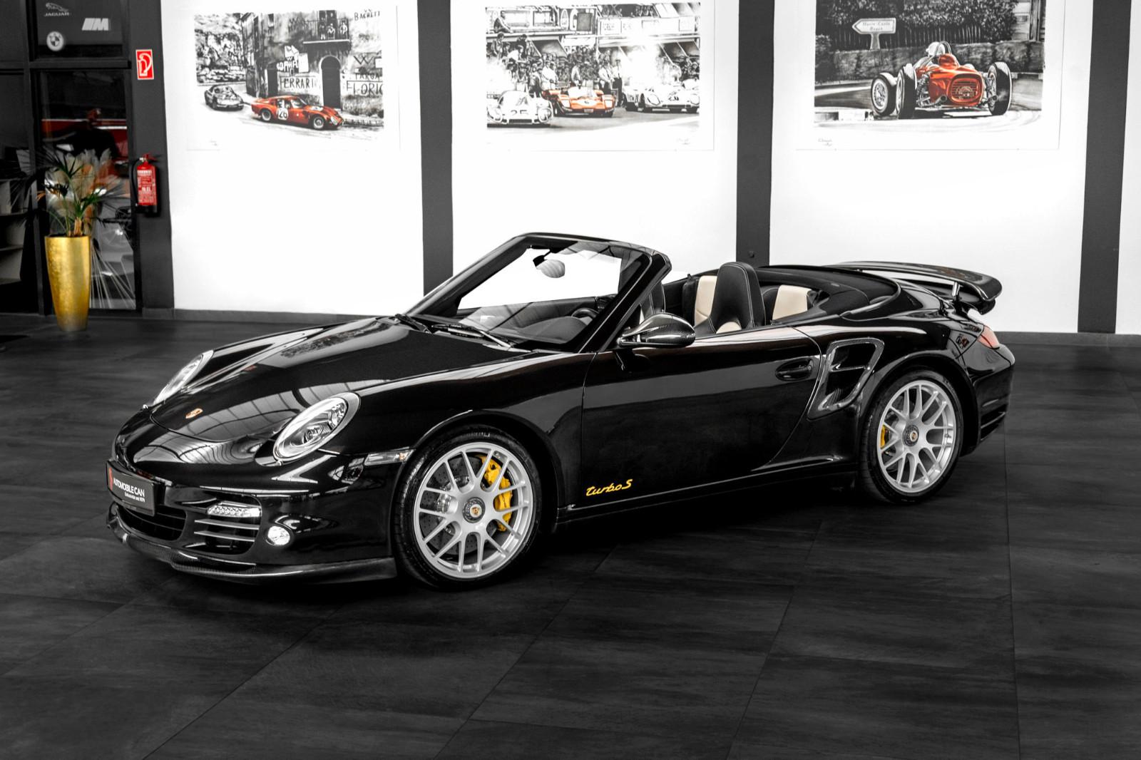 Porsche 911 997 Turbo S Cabriolet 530 ch • PDK • Porsche Exclusive Manufaktur • Carbone • PCCB