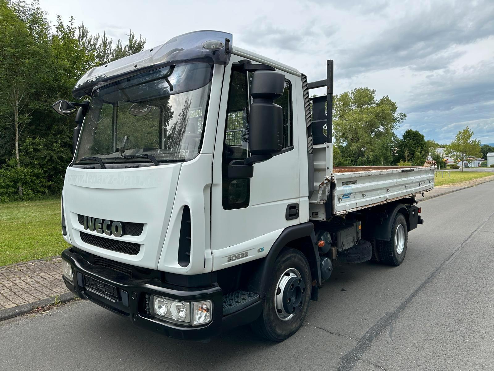 Iveco Eorocargo 80e 22 EEV Meiler Dreiseitenkipper TÜV