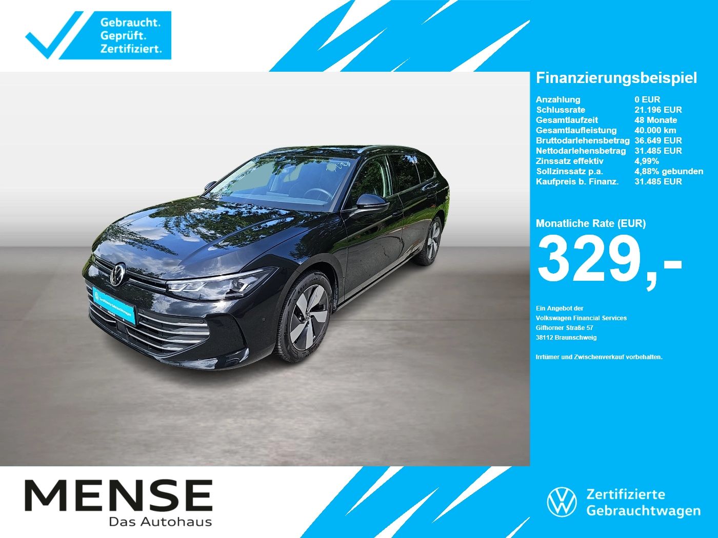 Volkswagen Passat Variant 1.5 eTSI DSG Business AHK foto 1