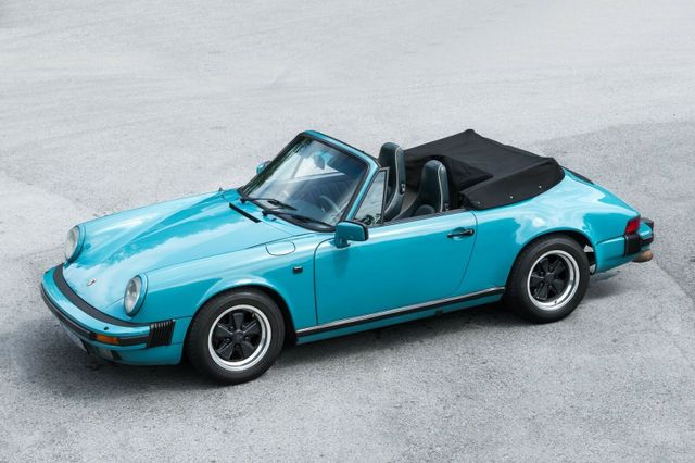 Porsche 911 3.2 Cabrio PTS Türkis