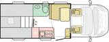 Adria Matrix Axess 600 SL ++ Markise; Safety+Style  - Adria Teilintegrierter