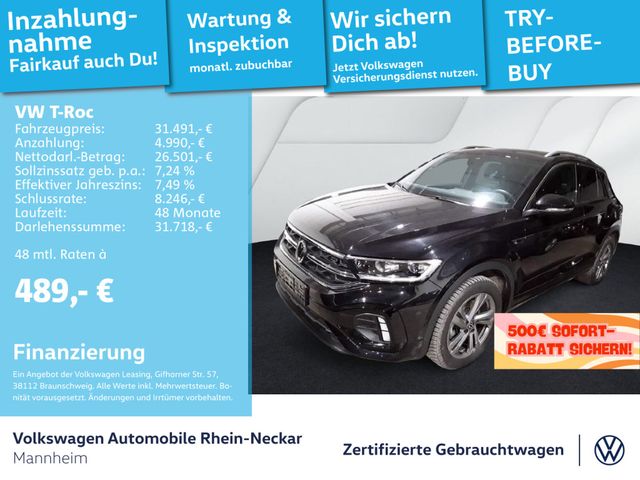 Volkswagen T-Roc 2.0 TDI R-Line DSG Navi AHK Kamera uvm