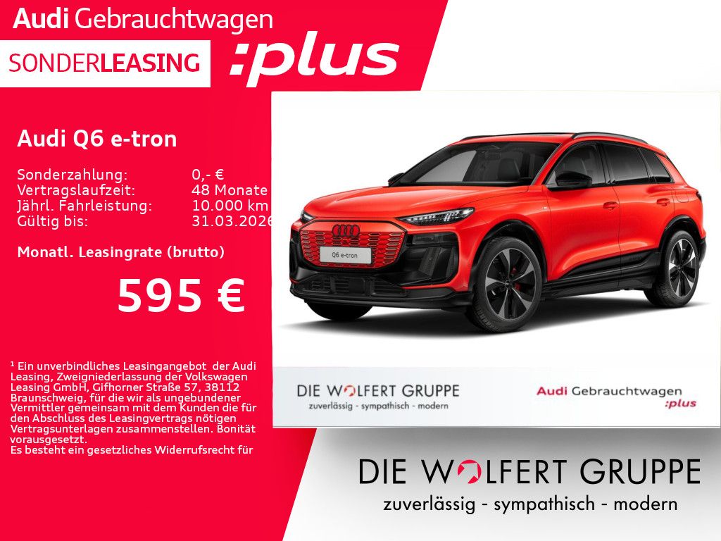 Audi Q6 e-tron quattro S line AHK*PANO*ACC*B&O*LUFT