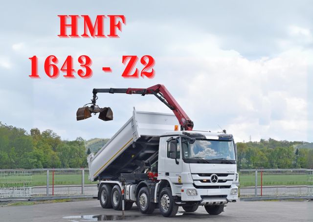 Mercedes-Benz ACTROS 4141 * HMF 1643 - Z2 + FUNK / 8x4