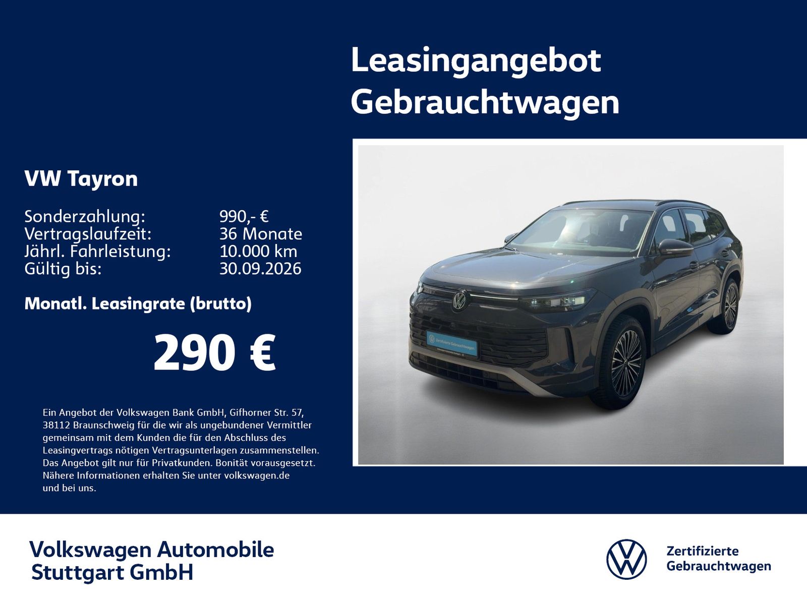Volkswagen Tayron Life 1.5 eTSI DSG 7-Sitze Navi Kamera AHK
