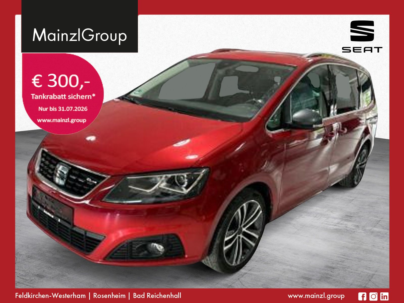 SEAT Alhambra 1.4 TSI DSG FR 7-Sitz Kamera SHZ Navi