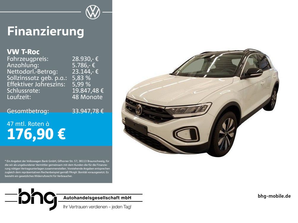 T-Roc 2.0 l TDI SCR GOAL ACC-Front-LaneAssist LE