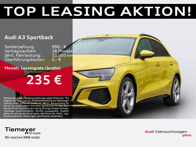 Audi A3 Sportback 30 TDI S LINE LM18 AHK SPORTSITZE O