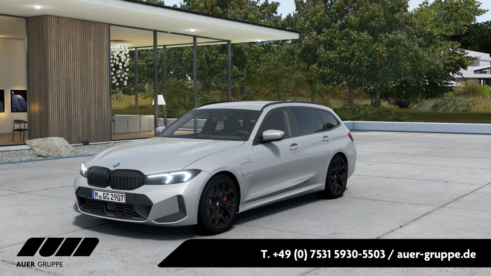 BMW 330E XDRIVE (M-Sport Navi LED AHK HUD ACC Leder