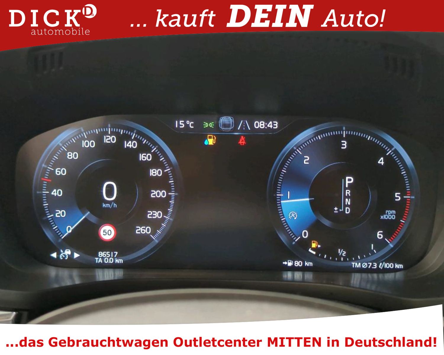 Fahrzeugabbildung Volvo XC60 D4 Aut. LED/ACC/HUD/PANO/SHZ/360°/8Fa