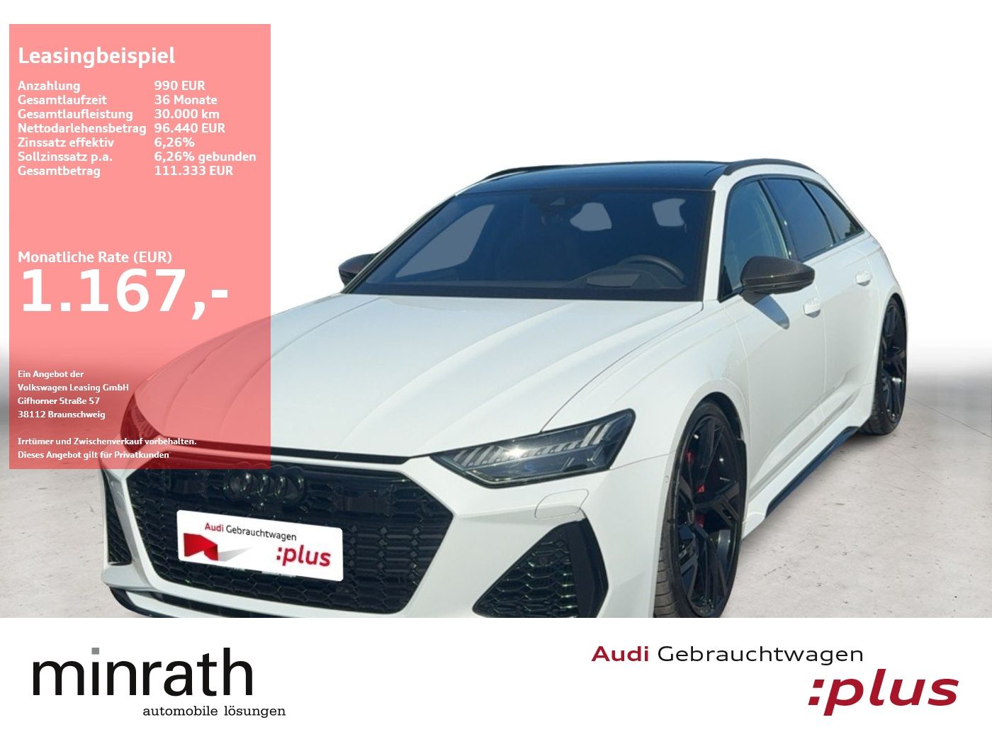 AUDI RS 6 Avant 4.0 TFSI quattro MATRIX+APP+DAB+AHK