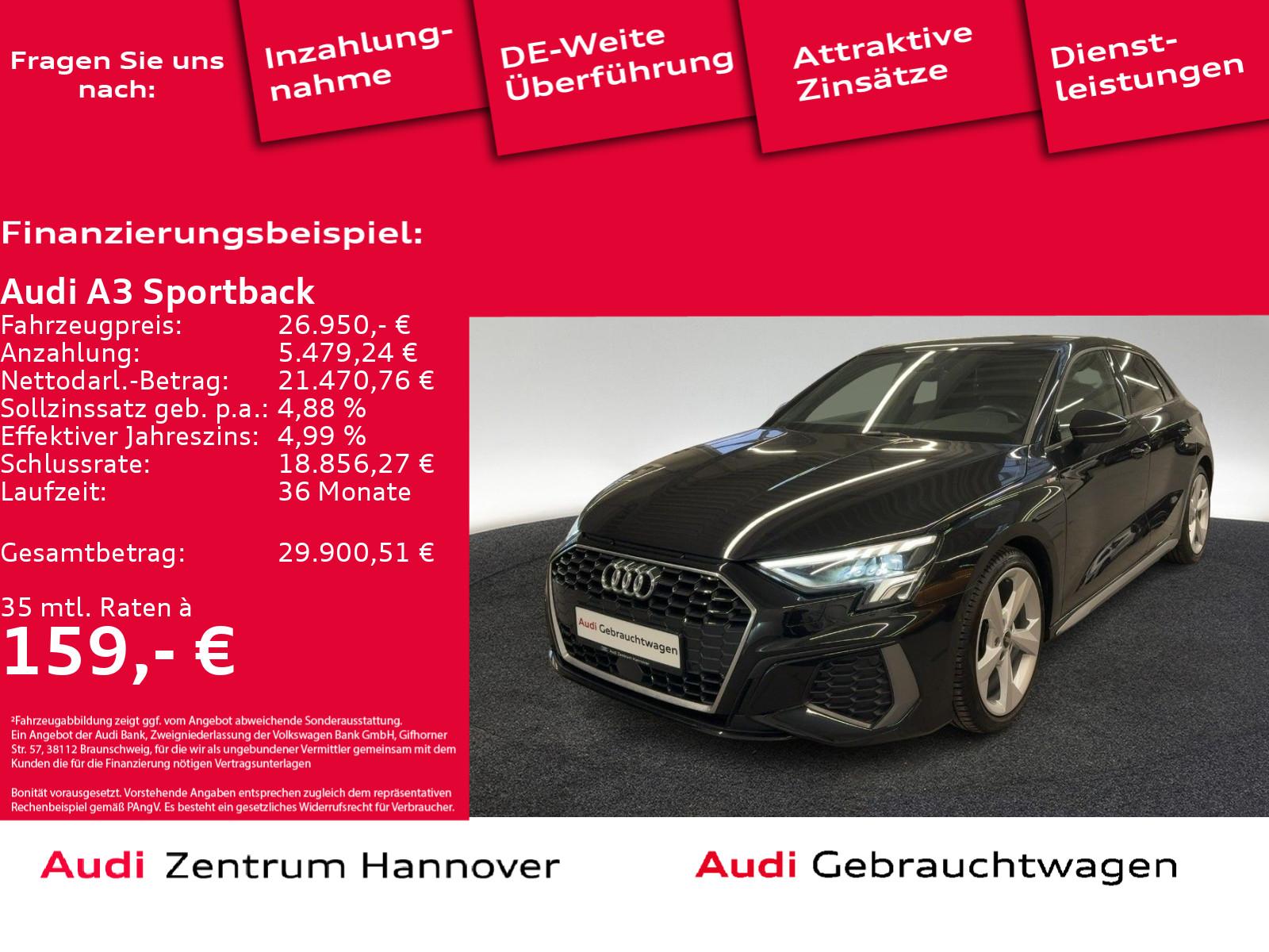 Audi A3 Sportback 35 TFSI S line Navi LED DAB