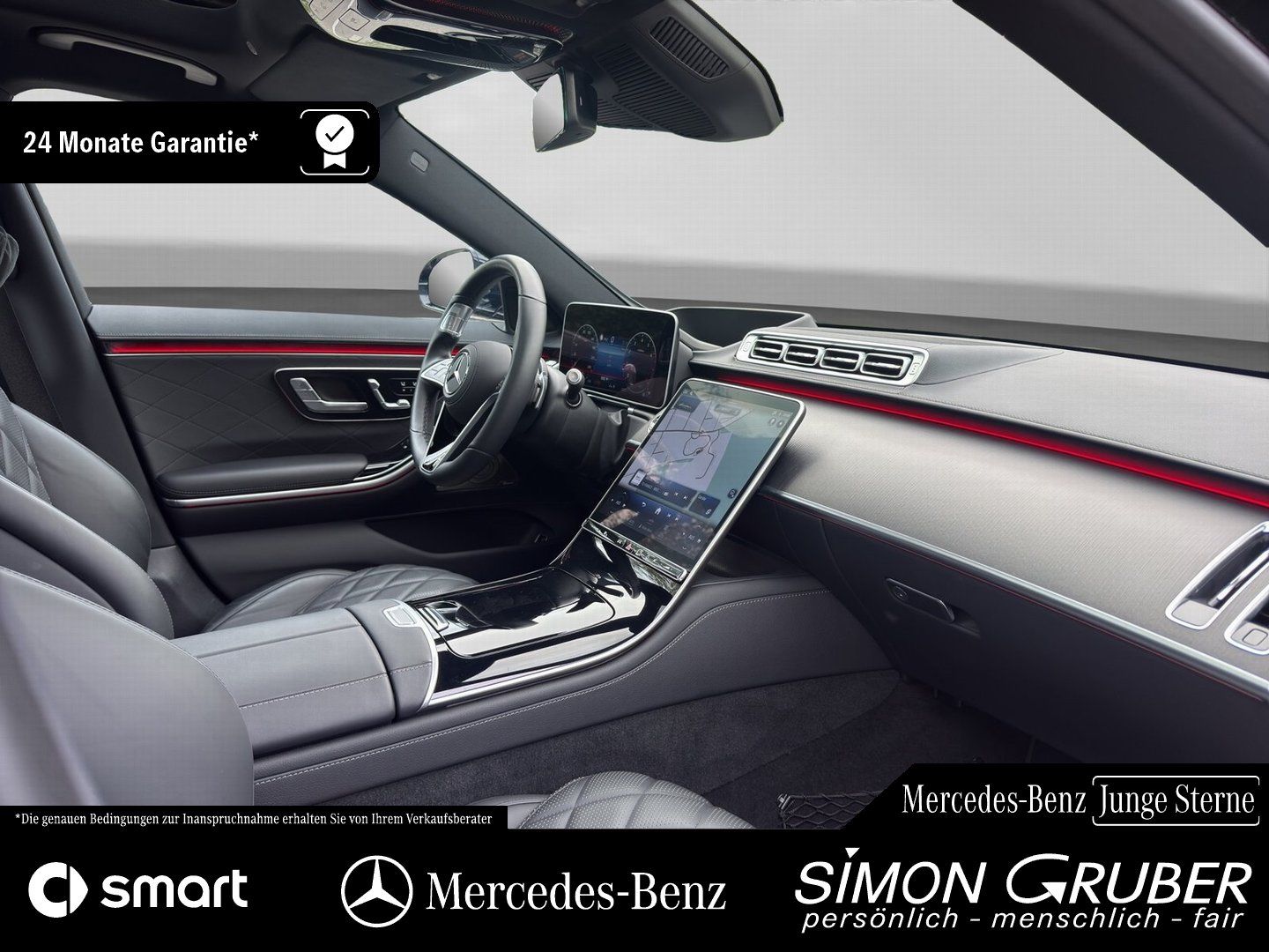 Fahrzeugabbildung Mercedes-Benz S 500 4M AMG Pano 4*Massage+Sitzklima Burm Nappa