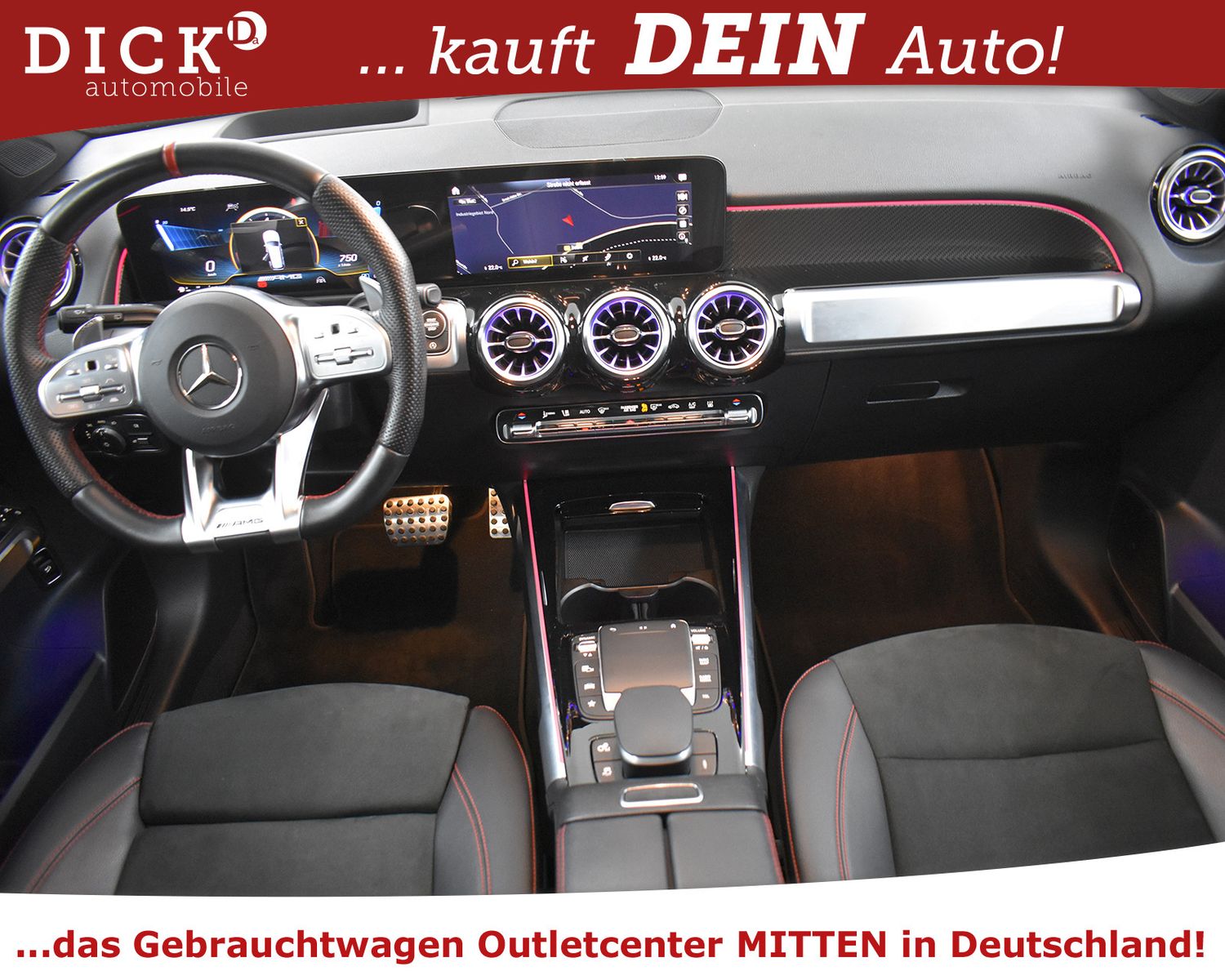 MERCEDES-BENZ GLB35 AMG 4M NIGHT+PANO+MEMO+STDHZ+360+HEAD+VOLL - Image 8