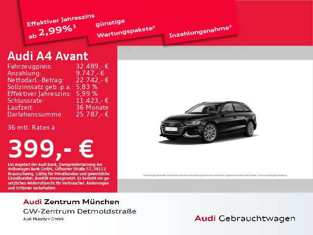 Audi A4 Avant 40 TDI qu. S tronic advanced Virtual+/M