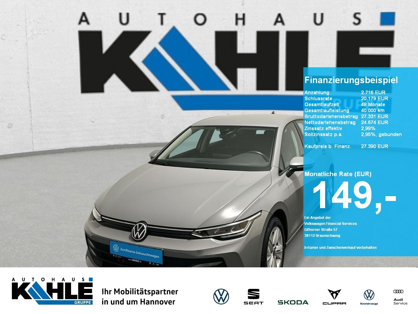 Volkswagen Golf VIII 2.0 TDI DSG Life