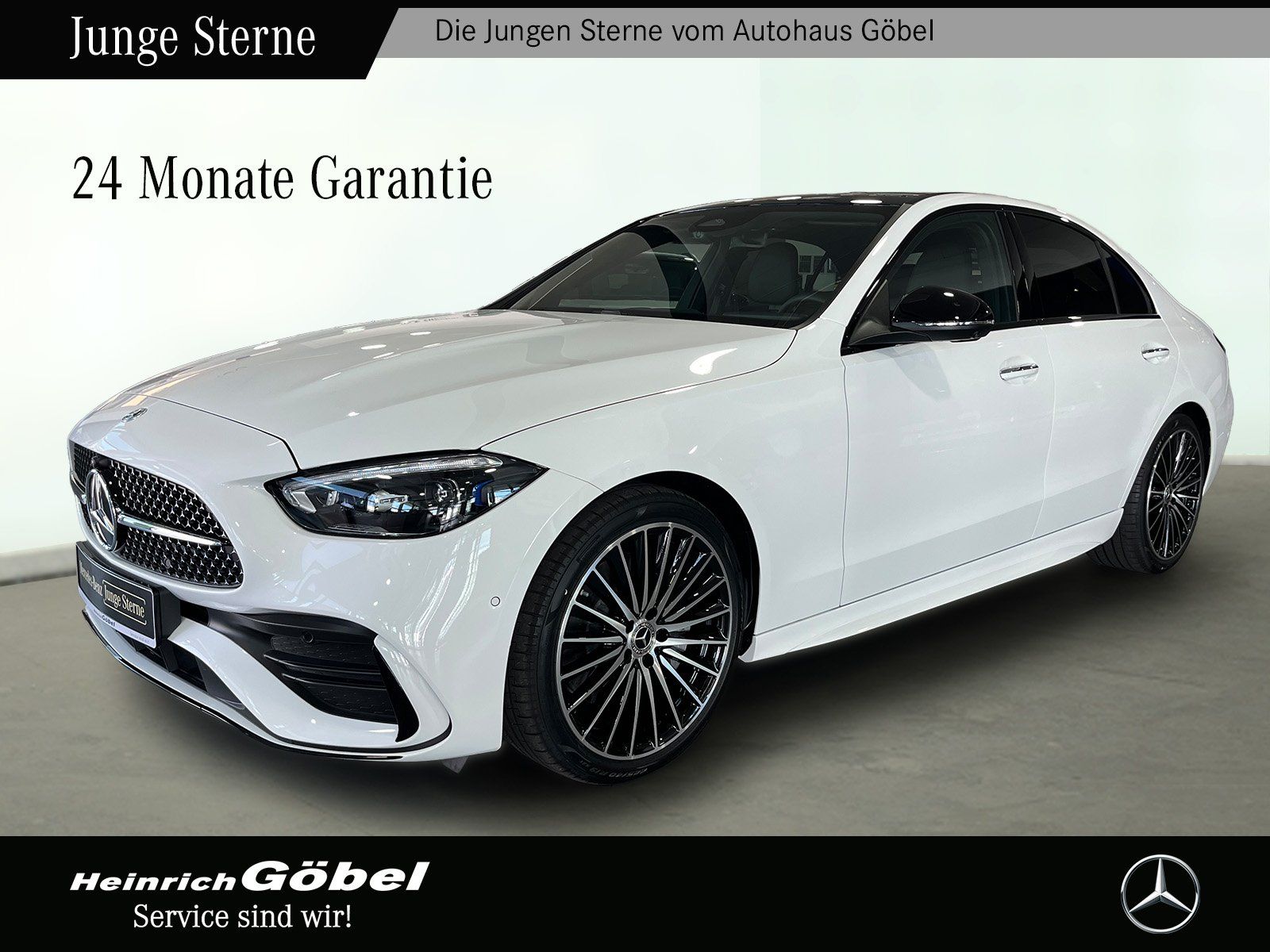 Fahrzeugabbildung Mercedes-Benz C 220 d AMG+PANO+AHK+NIGHT+DIGITAL+360°+CARPLAY
