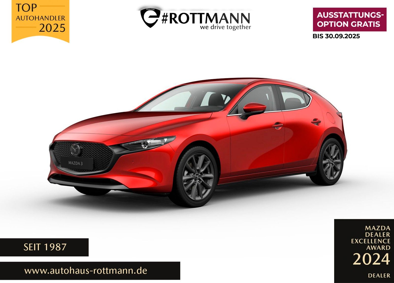 Mazda 3 2025 2.0 e-SKYACTIV X 186ps CENTRE-Line