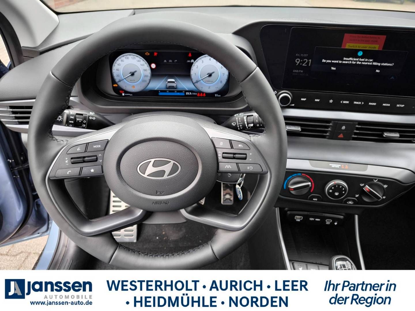 Fahrzeugabbildung Hyundai BAYON FL (MY25) 1.0 T-GDI (100 PS) 6-MT 2WD Tren