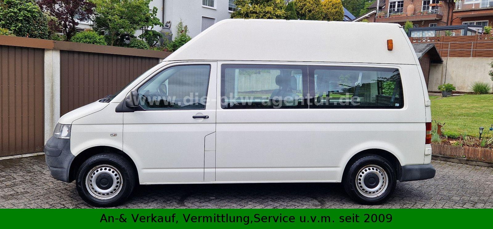 Volkswagen T5 Transporter *Rollstuhl*Rampe*Hochdach*L2H2*HU