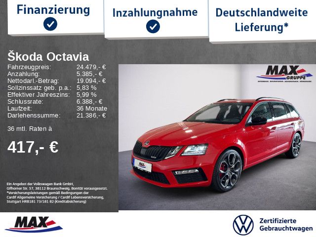 Octavia Combi RS 2.0 TSI DSG LED+AHK+KAMERA+NAVI