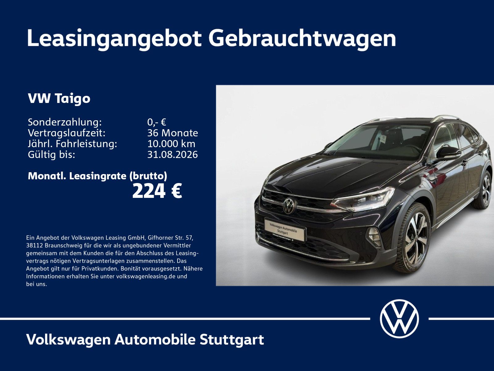 Volkswagen Taigo Style 1.0 TSI DSG LED Klima SHZ Navi PDC