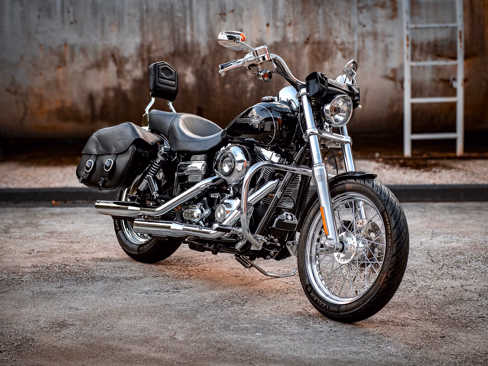 Harley-Davidson FXDC Dyna Super Glide Custom -Metzeler-1.Hand!