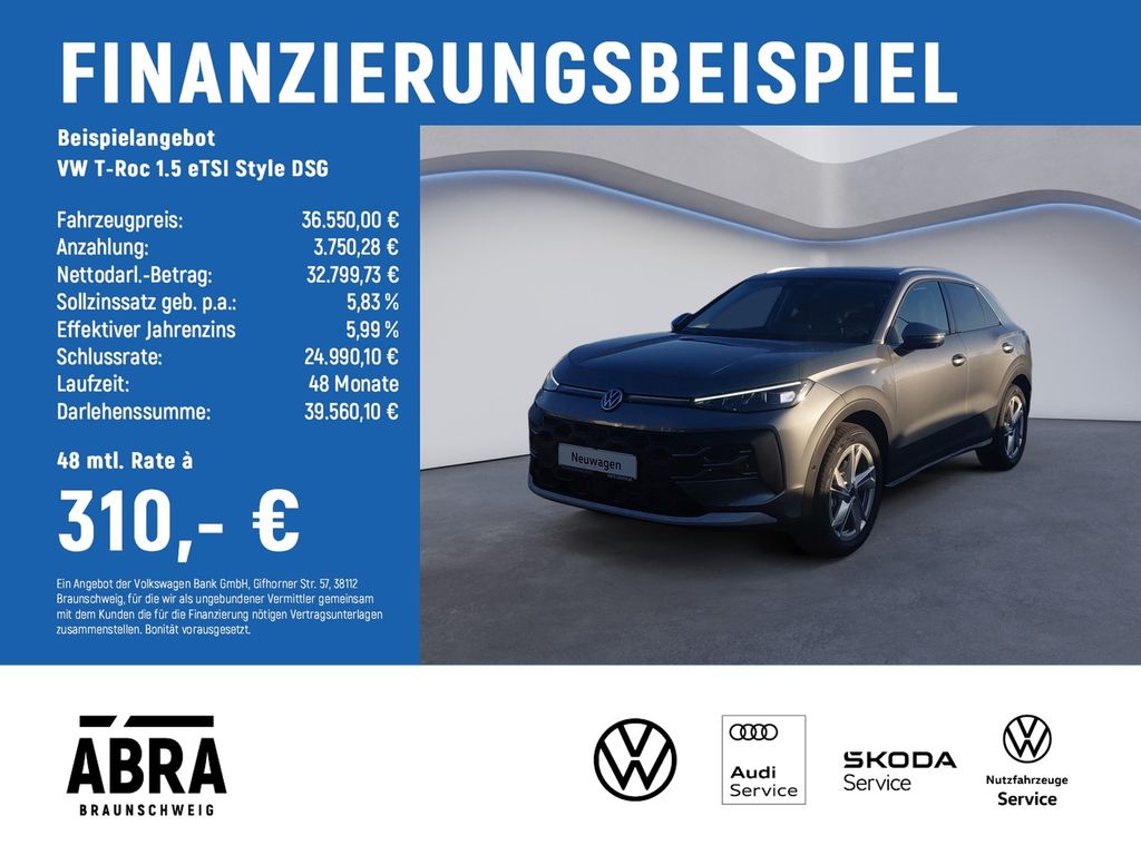 T-Roc 1.5 eTSI Style DSG TAGESZULASSUNG