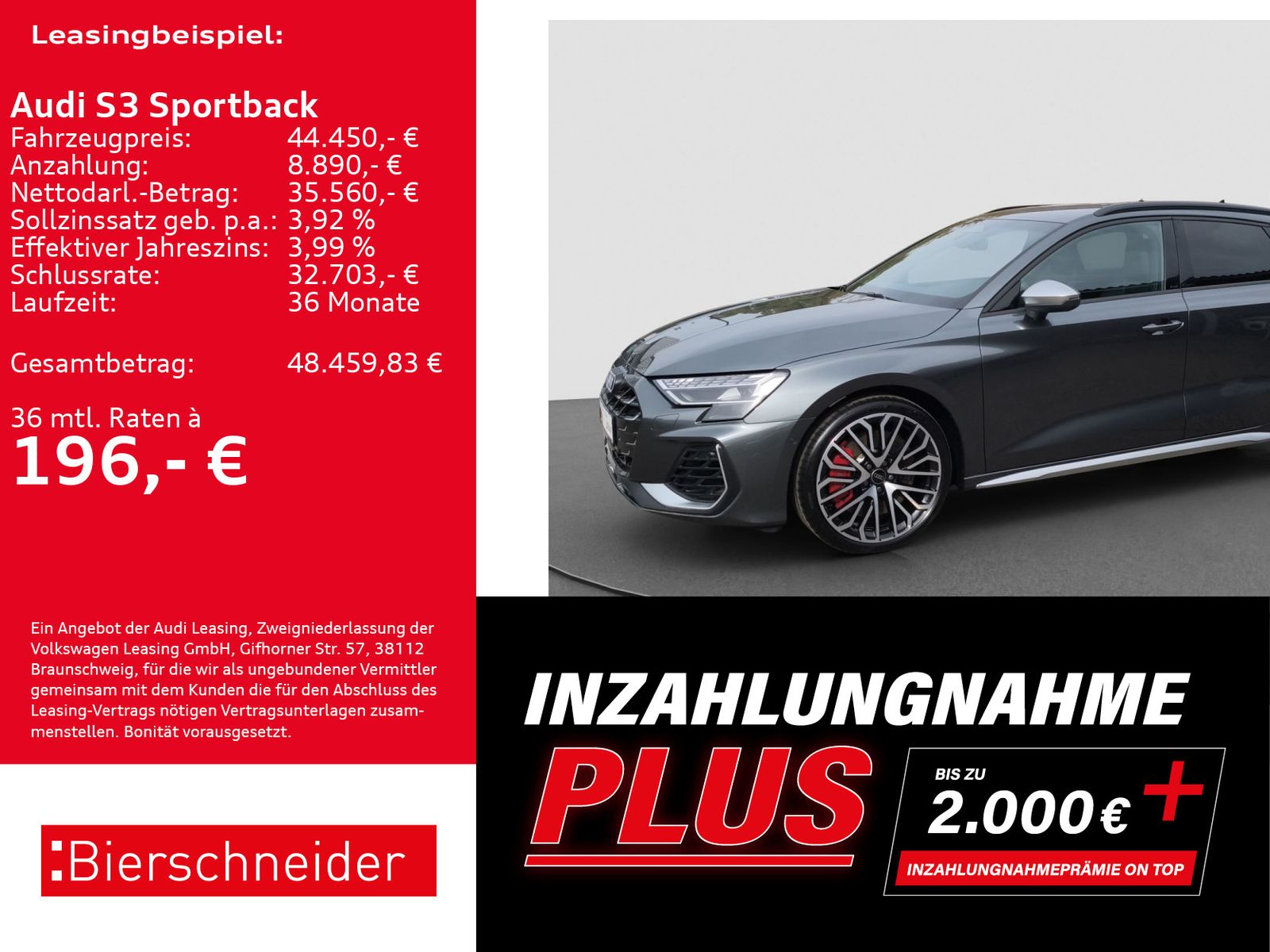 Audi S3 Sportback TFSI 19 MATRIX ACC 360 imagem 2