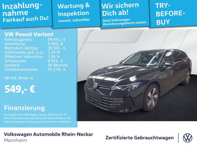 Volkswagen Passat Variant 1.5 eTSI Business DSG Navi AHK Ka