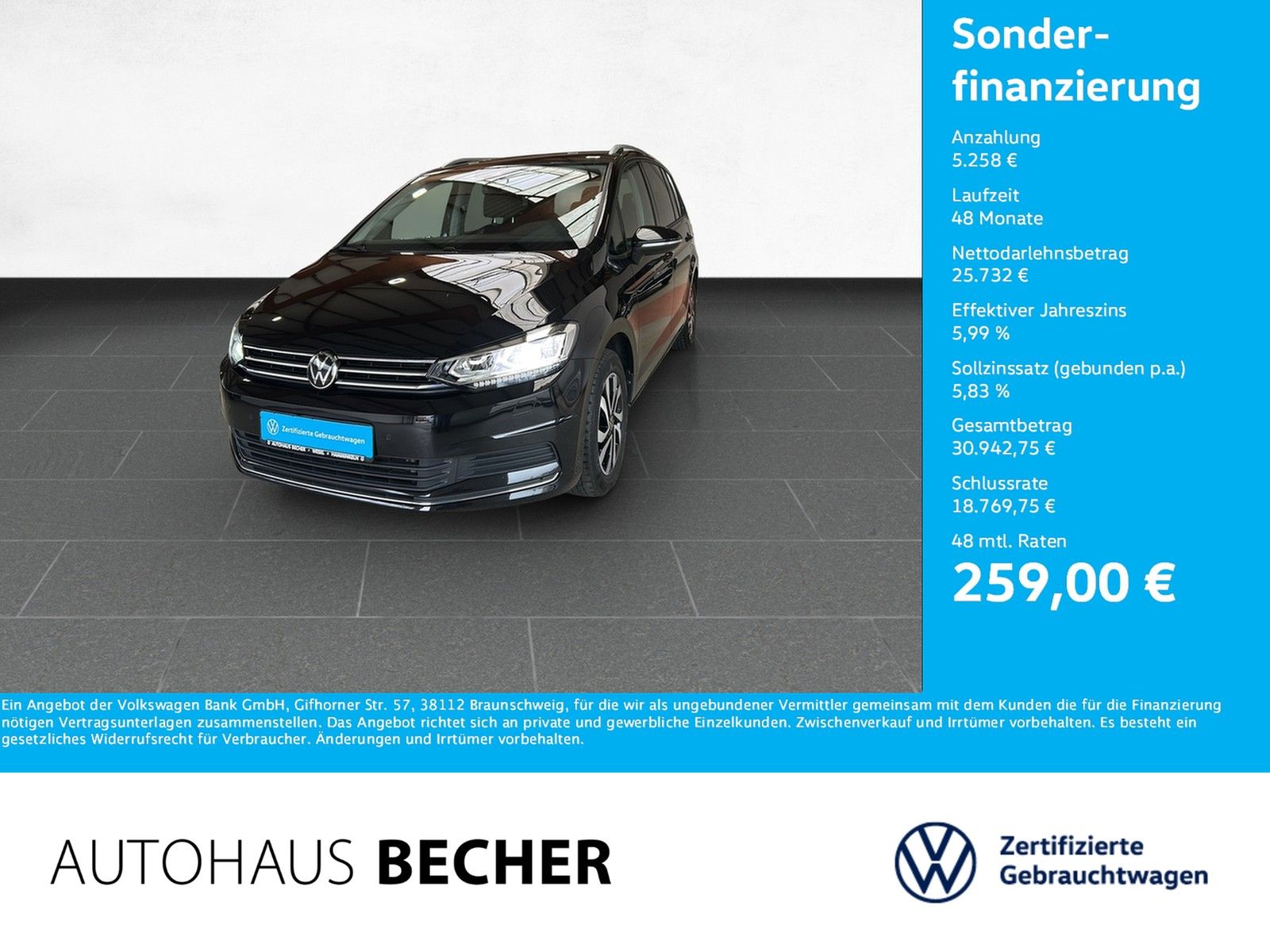 Volkswagen Touran Comfortline 1.5 TSI DSG AHK NAVI LED foto 1