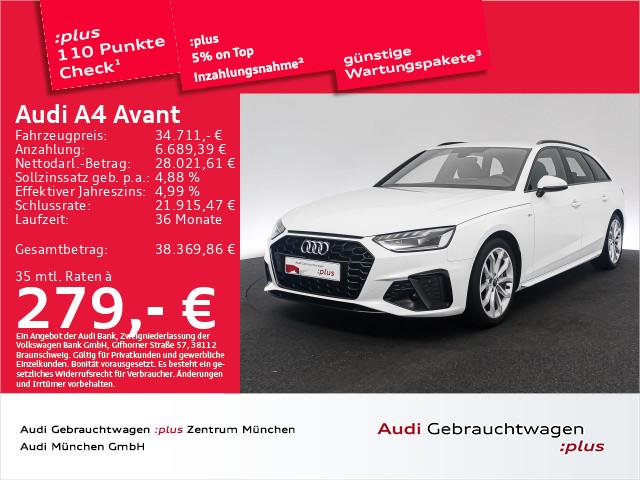 Audi A4 Avant 40 TFSI S tronic 2x S line Navi+/ACC/PD