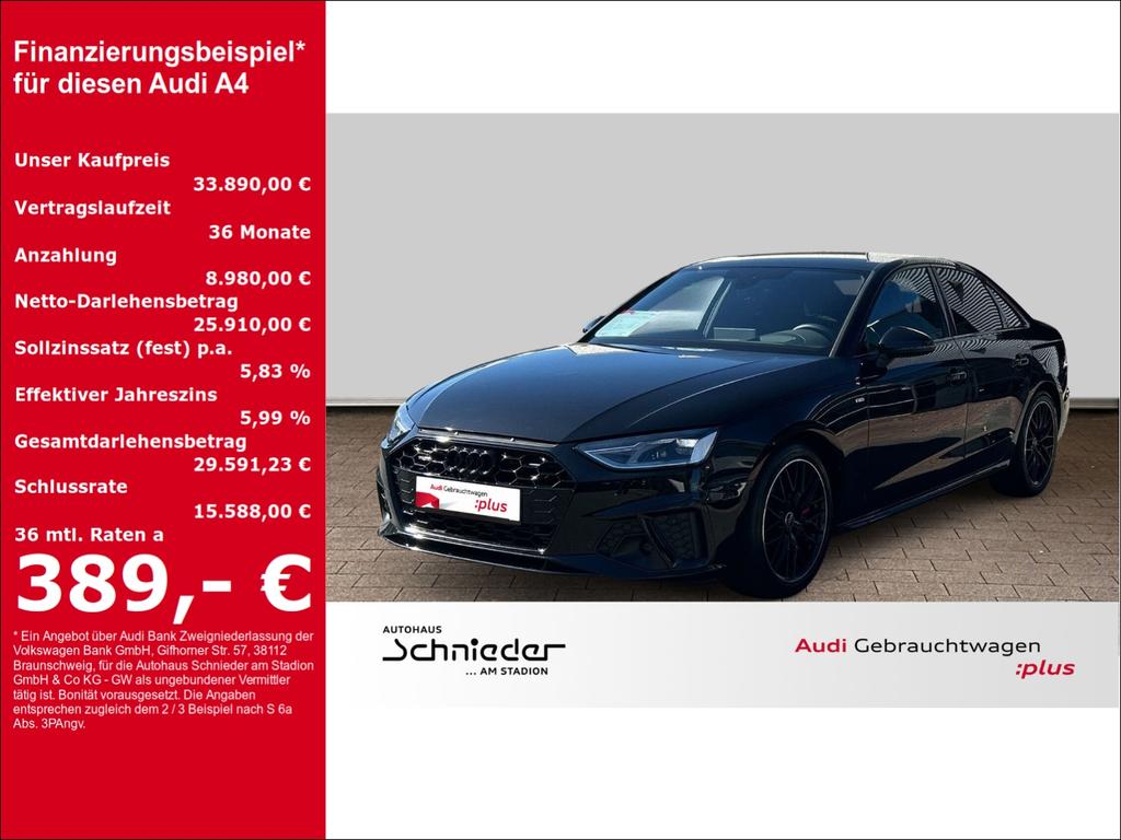 Audi A4 Limousine 45 TFSI quattro S tronic S Line BO 2024